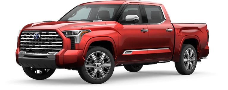 2022 Toyota Tundra Capstone in Supersonic Red | Sunrise Toyota North in Middle Island NY