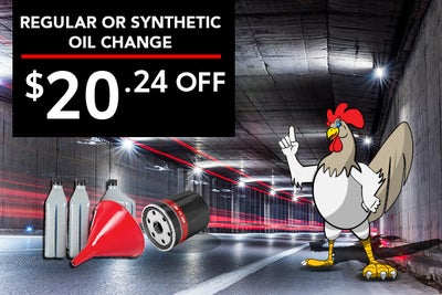 $20.24 OFF ANY OIL CHANGE!